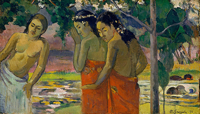 Three Tahitian Women Paul Gauguin